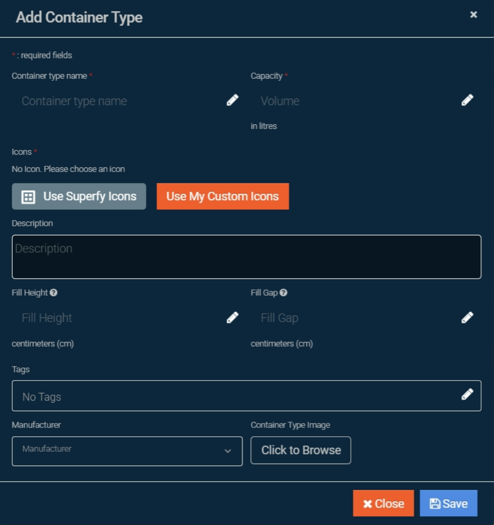 Add a Container Type