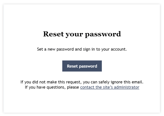 Reset-Password