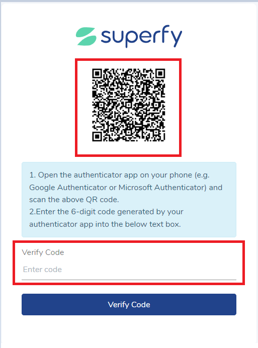 Configure and log into your Superfy Account Using Multi-factor ...