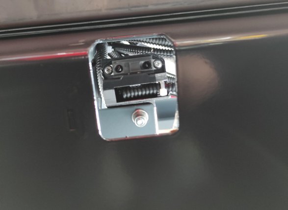 Figure 1.  Fill Level Sensor Viewed From Inside The Bin